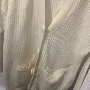 White knit like jacket